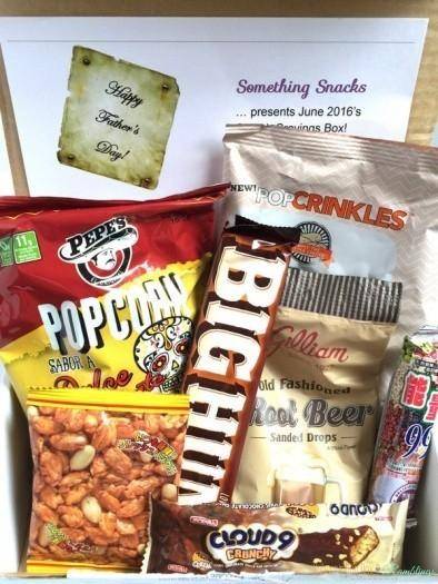 Something Snacks June 2016 Subscription Box Review