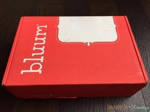 bluum June 2016 Subscription Box Review + Coupon Code