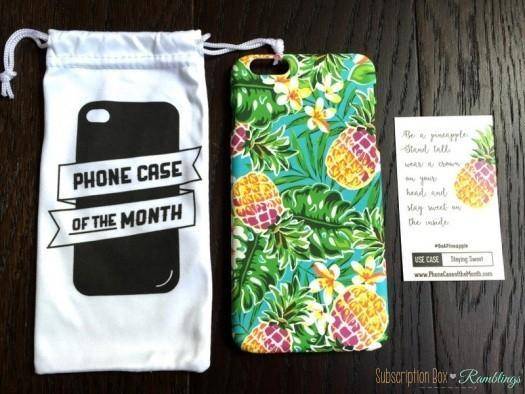 Phone Case of the Month June 2016 Subscription Review + 50% Off Offer!