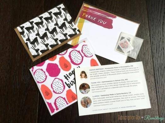 Nicely Noted June 2016 Subscription Box Review