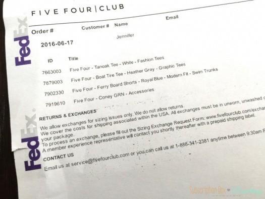 Five Four Club June 2016 Subscription Box Review + Coupon Code
