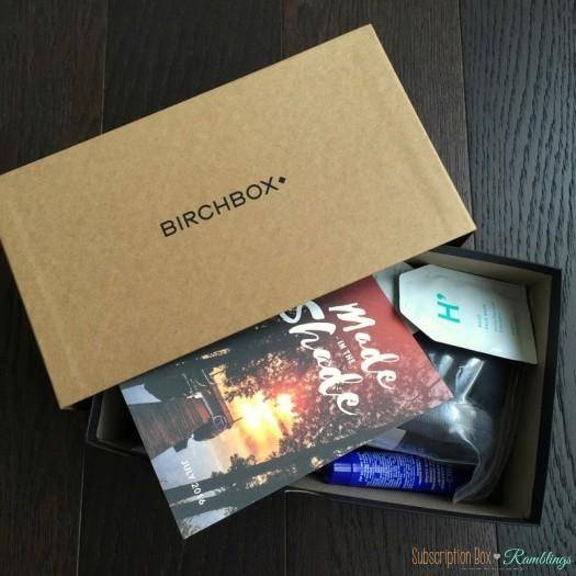 Birchbox Man July 2016 Subscription Box Review - "Made in the Shade"