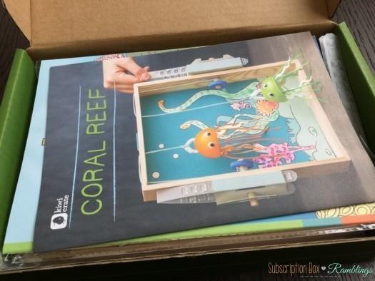 Kiwi Crate April 2016 Subscription Box Review - "Coral Reef"