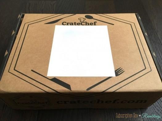 CrateChef May 2016 Subscription Box Review