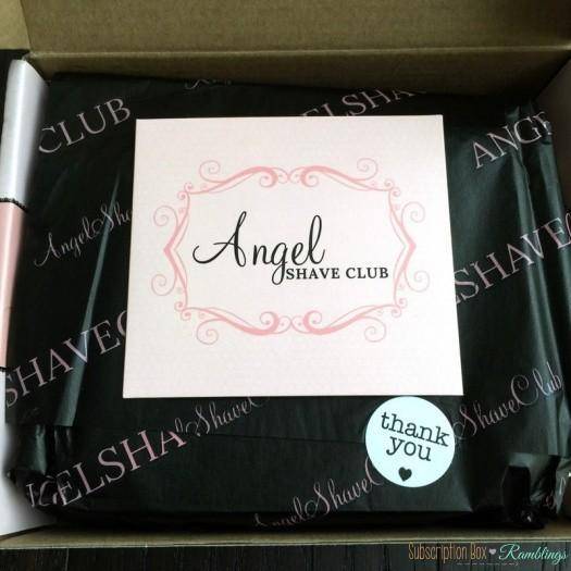 Angel Shave Club July 2016 Subscription Box Review