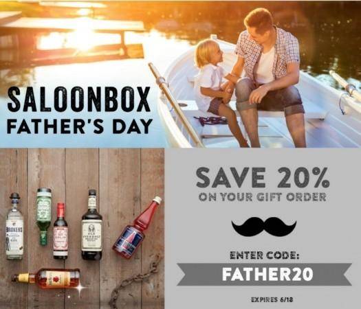 Saloon Box 20% Off Father's Day Sale