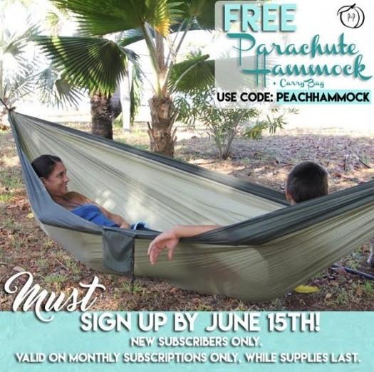 Peaches and Petals - Free Hammock with New Subscription!