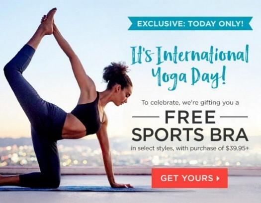 Fabletics - Free Sports Bra with Purchase!