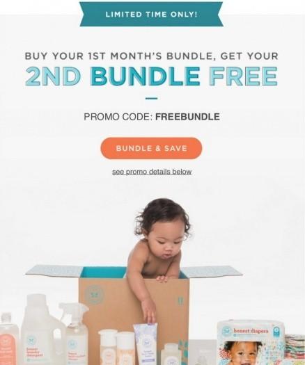 Honest Company - Buy a Bundle, Get your 2nd FREE!