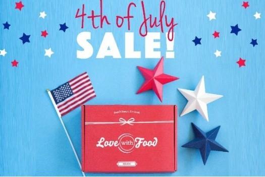 Love With Food 4th of July Sale - Save $20 Off Shop Purchases or 40% Off Subscriptions!