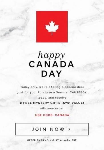 CAUSEBOX - 2 Free Gifts with Purchase (TODAY Only)!