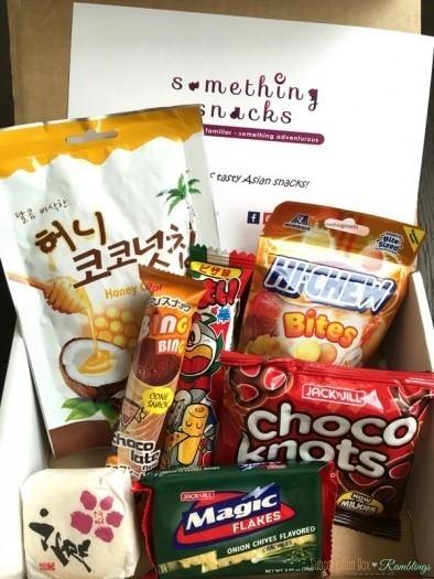 Something Snacks July 2016 Subscription Box Review