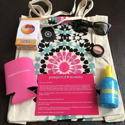 Pampered Mommy Box July 2016 Subscription Box Review