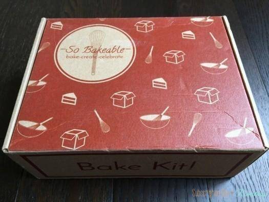 SoBakeable July 2016 Subscription Box Review