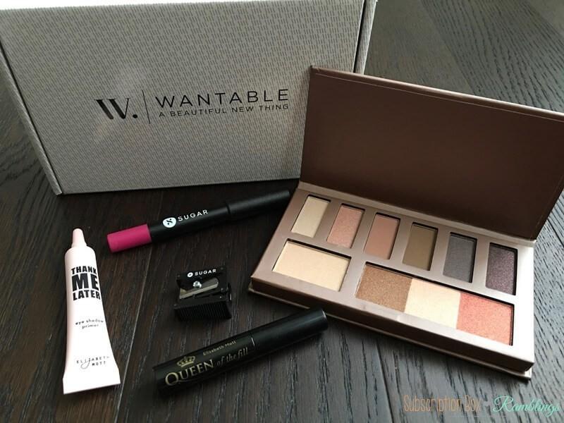 Wantable Makeup Review – August 2016