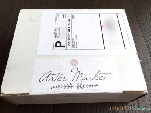 Aster Market July 2016 Subscription Box Review
