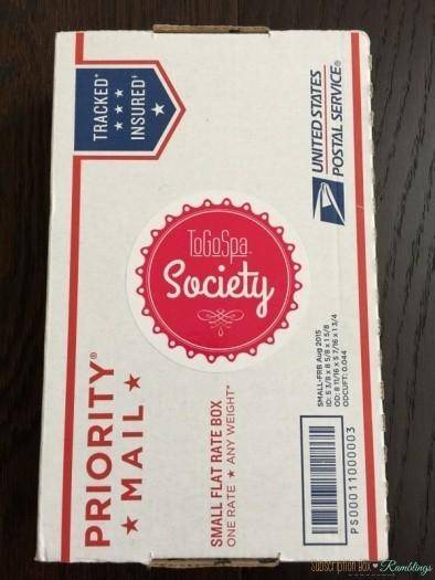 ToGoSpa Society July 2016 Subscription Box Review + Coupon Code