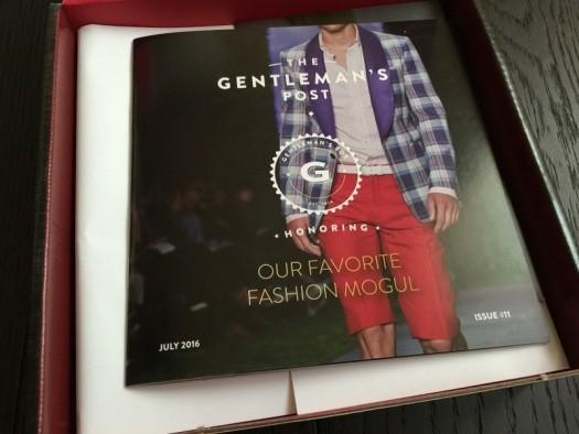 Gentleman's Box July 2016 Subscription Box Review