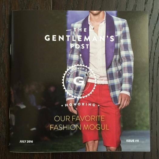 Gentleman's Box July 2016 Subscription Box Review