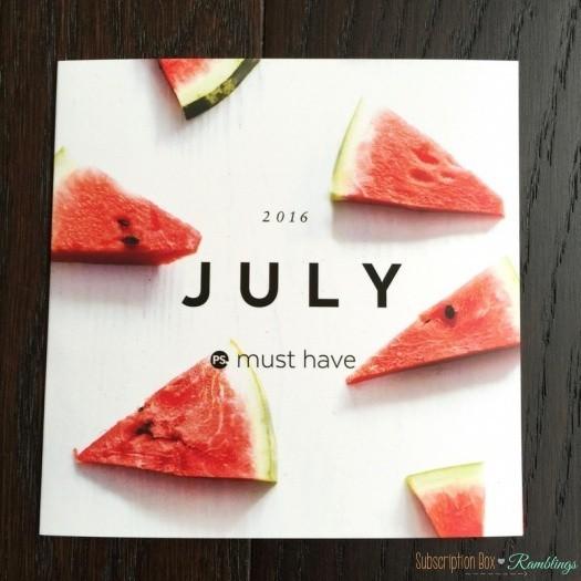 POPSUGAR Must Have Box July 2016 Subscription Box Review + Coupon Code