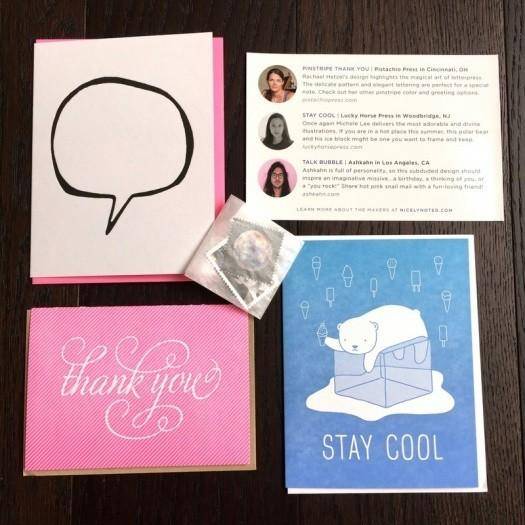 Nicely Noted July 2016 Subscription Box Review