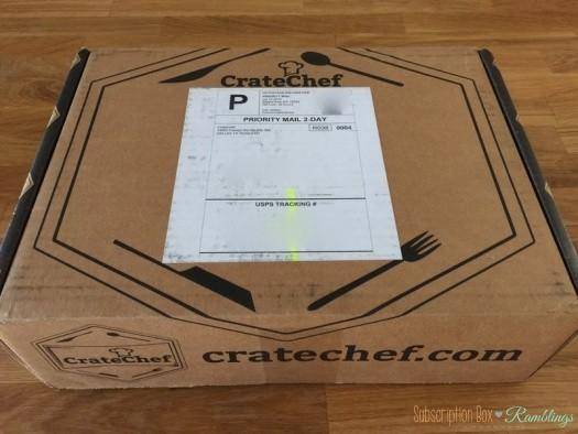 CrateChef July 2016 Subscription Box Review