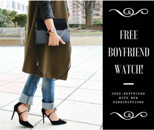 Your Bijoux Box - Free Boyfriend Watch with New Subscriptions