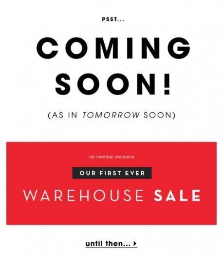 FabKids Warehouse Sale - Starts 7.11.16!