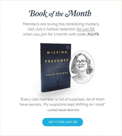Book of the Month - First Month for $5 Offer (Still Available)