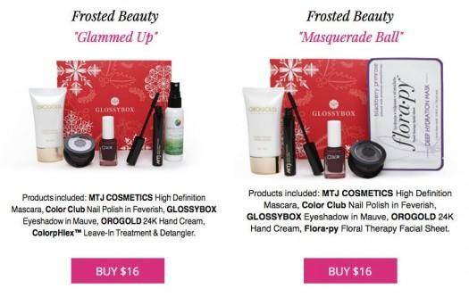 GLOSSYBOX Past Box Sale - One Box $16, Buy 2 or More for just $14.50/each!