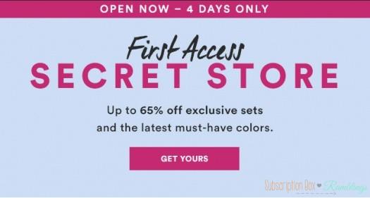 Julep August 2016 Secret Store - Now Open
