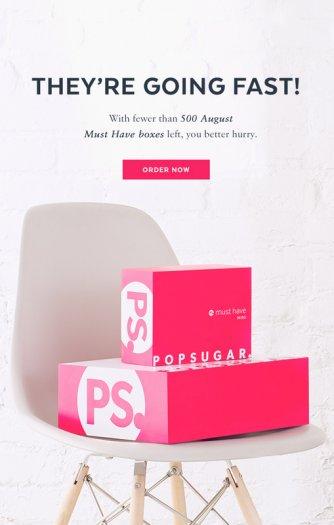 August POPSUGAR Must Have Box - Last Call + Spoiler + Coupon Code!