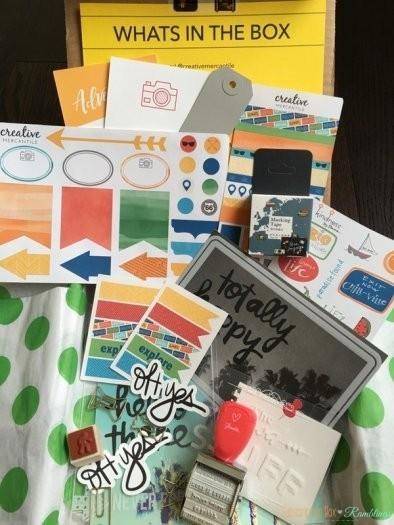 Creative Mercantile July 2016 Subscription Box Review