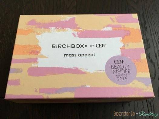 Birchbox for CEW 2016 Mass Appeal Beauty Collection Review