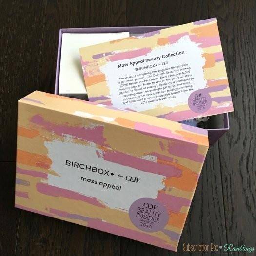 Birchbox for CEW 2016 Mass Appeal Beauty Collection Review