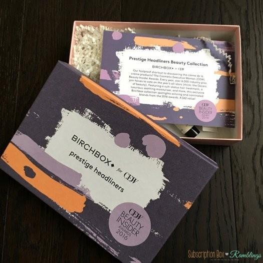Birchbox for CEW 2016 Prestige Headliners Beauty Collection Review