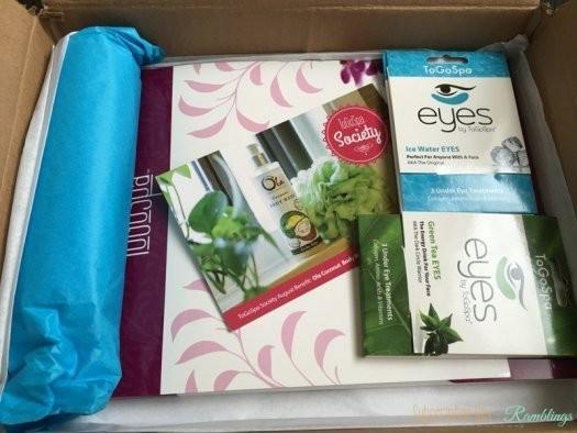 ToGoSpa Society August 2016 Subscription Box Review + Coupon Code
