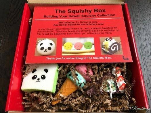 The Squishy Box August 2016 Subscription Box Review