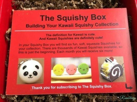 The Squishy Box August 2016 Subscription Box Review