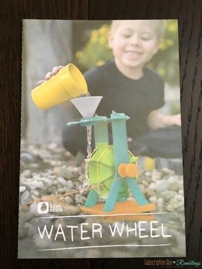 Kiwi Crate July 2016 Subscription Box Review - "Water Wheel"