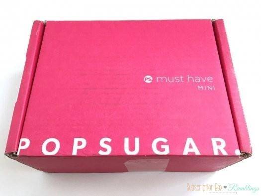 POPSUGAR August 2016 Mini Must Have Box Review