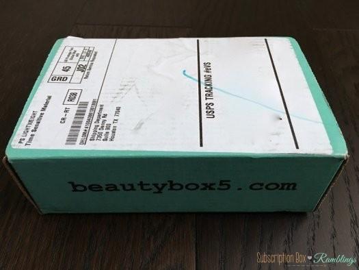 Beauty Box 5 August 2016 Subscription Box Review