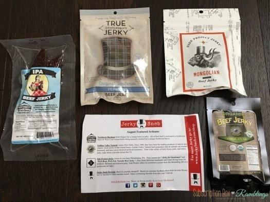 Read more about the article Jerky Snob August 2016 Subscription Box Review