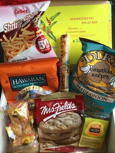 Something Snacks August 2016 Subscription Box Review