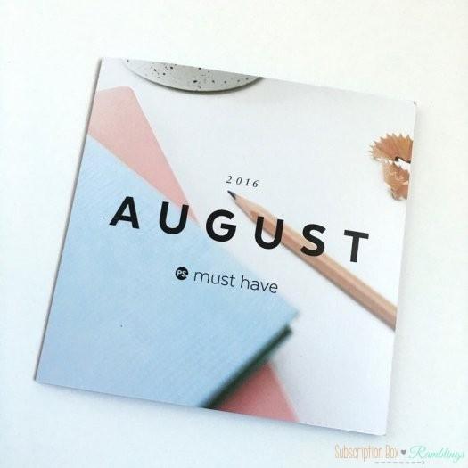POPSUGAR Must Have Box August 2016 Subscription Box Review + Coupon Code