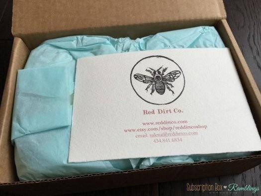 Red Dirt Co. July 2016 Subscription Box Review