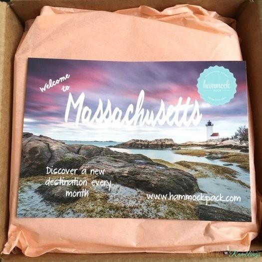 Read more about the article Hammock Pack August 2016 Subscription Box Review – “Massachusetts”