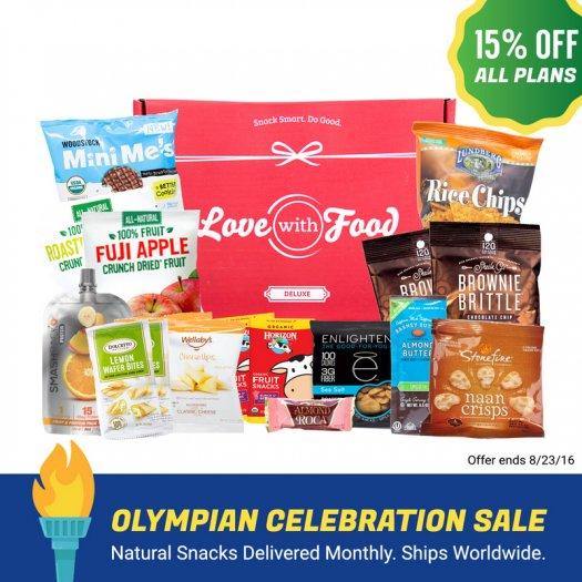 Love With Food 15% Off ALL Subscription Plans!