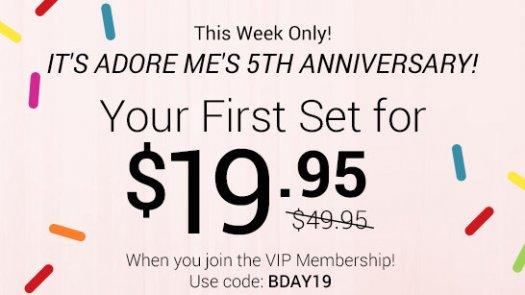 Adore Me - First Set for $19.95!