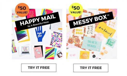 Happy Mail / Messy Box - Free Trial Offers!